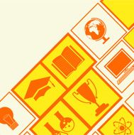 Colorful educational elements and objects N2