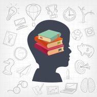 Vector education flat cartoon illustration N2