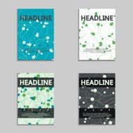 Brochures layout data stream concept