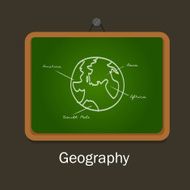 geography school subject study chalk board class earth