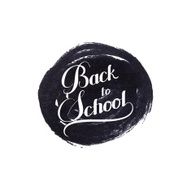 Back To School retro label N2