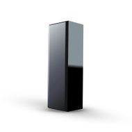 glossy black alphabet I