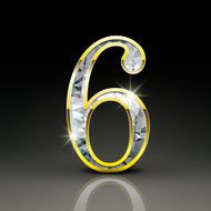 3d gorgeous diamond number 6