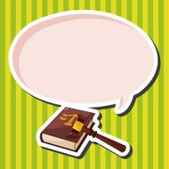 law book theme elements N4