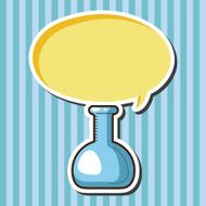 Test tubes and beakers theme elements N8