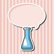Test tubes and beakers theme elements N10