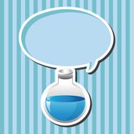 Test tubes and beakers theme elements N11