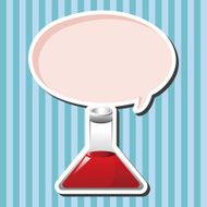 Test tubes and beakers theme elements N12