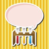 Test tubes and beakers theme elements N14