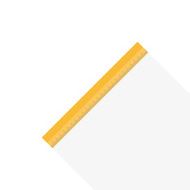 Ruler icon flat style