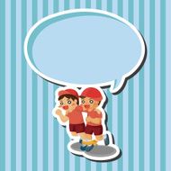 student cartoon theme elements N124