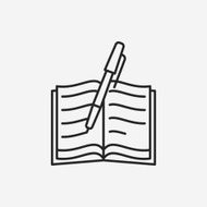 writing line icon N6