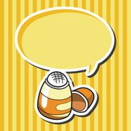 stationary glue theme elements vector eps N4