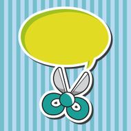 stationary scissors theme elements vector eps N6