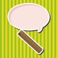 stationary ruler theme elements vector eps N7