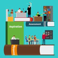 Books education infographics