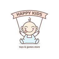 Vector baby logotype Toys and games store logo in tender N2