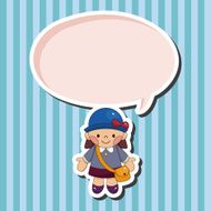 student cartoon theme elements vector eps N39