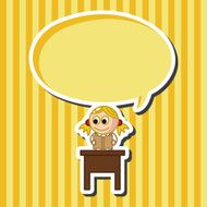 student cartoon theme elements vector eps N53
