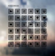 set of web icons N8
