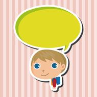 student cartoon theme elements N138