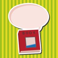 book theme elements vector eps N4