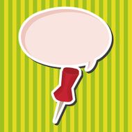 stationary pushpin theme elements vector eps N8