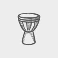 Timpani sketch icon