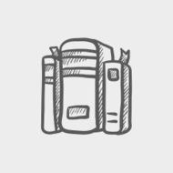 Binders sketch icon
