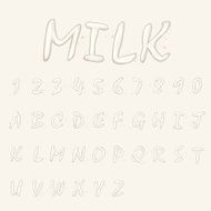 milk alphabets and numbers collection N2