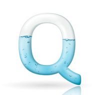 3d clean water letter Q