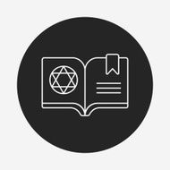 magic book line icon N3
