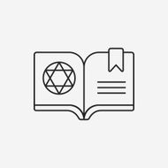 magic book line icon N6
