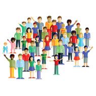 Large group of children N2