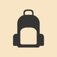 Flat with shadow icon and mobile application education