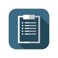 icon of clipboard N13