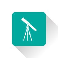 Telescope web icon vector illustration N14