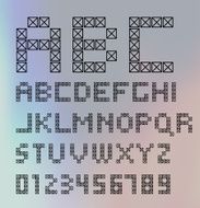 Graphic Alphabet Set N6