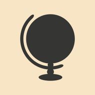 Flat with shadow icon and mobile application education N2