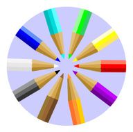 Multicolor Colored Pencils or Crayons N2