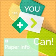 Flat design square banner with slogan N13