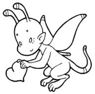 Cartoon pixie N2