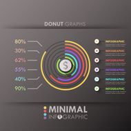 Modern infographics options banner N80