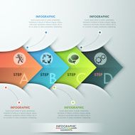 Modern infographics options banner N83