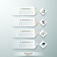Modern infographics options banner N88