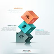 Modern infographics options banner N95