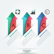 Modern infographics options banner N97