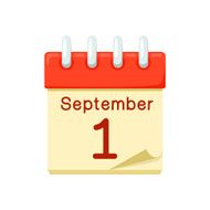 First of September date on calendar N2
