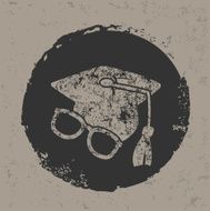 Education design on grunge background vector N2