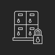 locker line icon N2